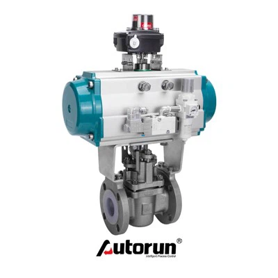 Pneumatic PTFE Lined Plug Valve
